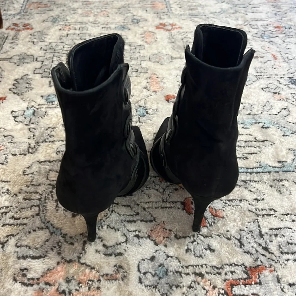 Isabel Marant Tacy Pony Calf Hair Leather Booties - Picture 9 of 11